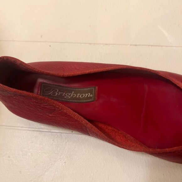 Brighton Red Flats with Embellishments - Picture 5 of 7